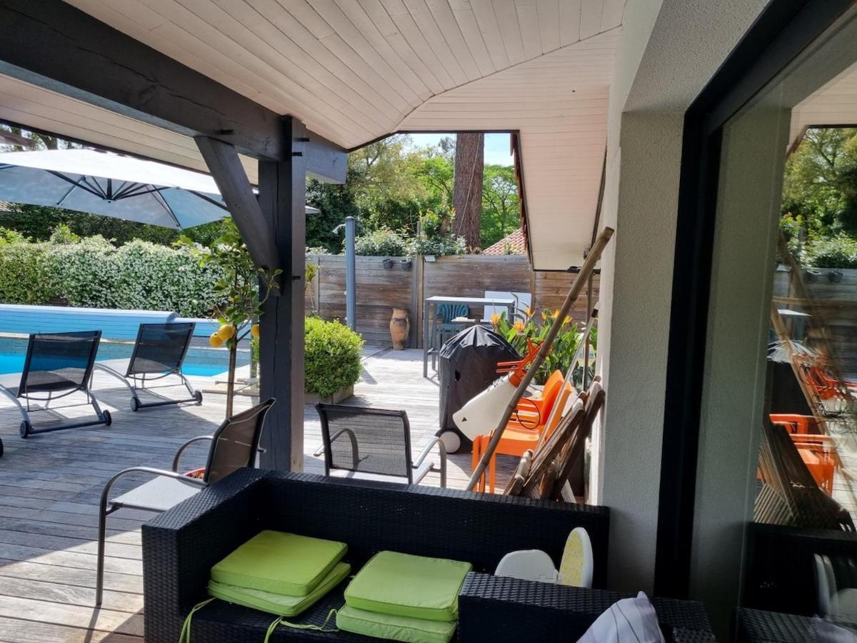 House With Heated Pool And Jacuzzi Villa Soorts-Hossegor Exterior photo